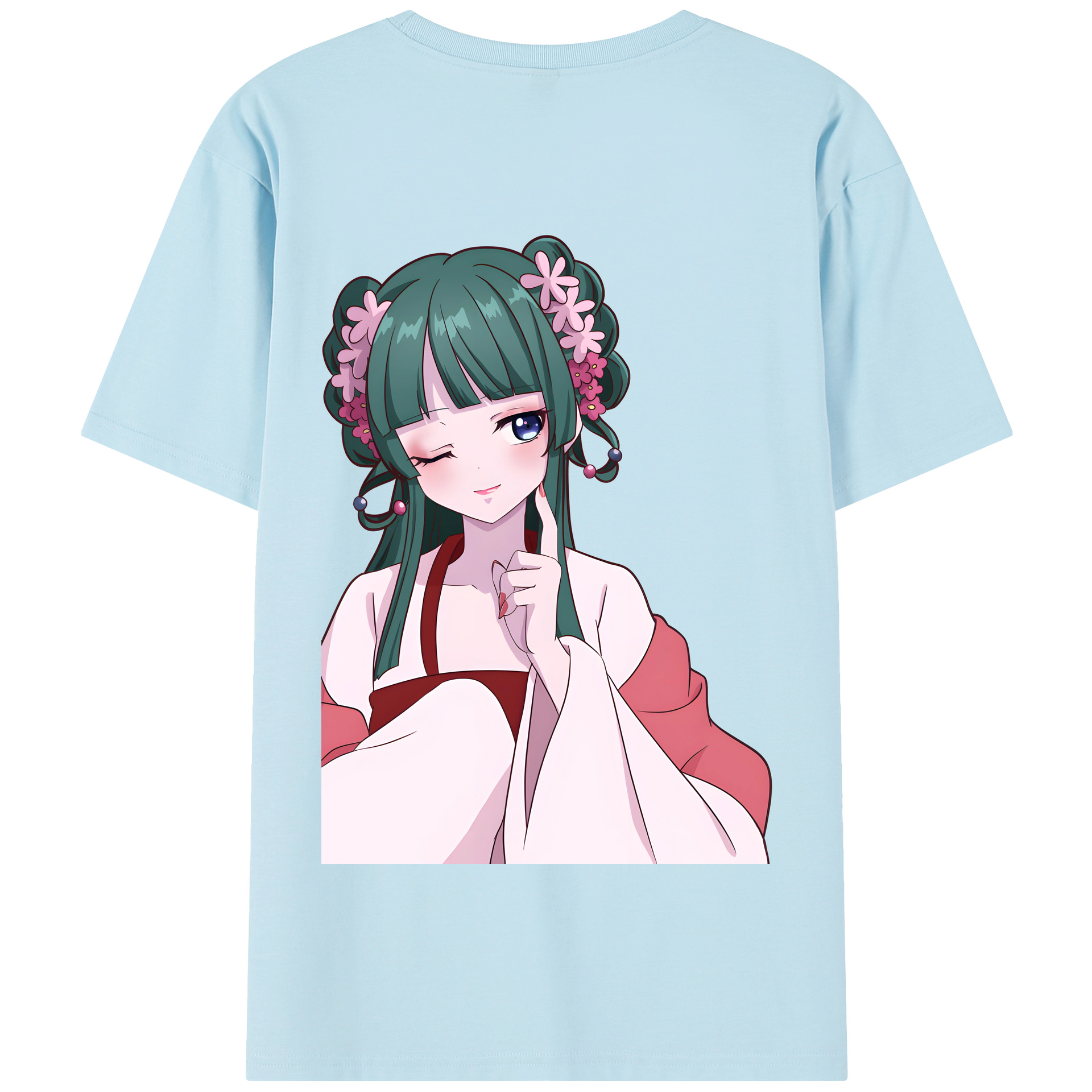 （画像用） 薬屋のひとりごと The Apothecary Diaries 綿100％半袖Tシャツ（背面プリント）